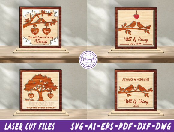 Couple Laser Cut File SVG Bundle for Valentine S Day