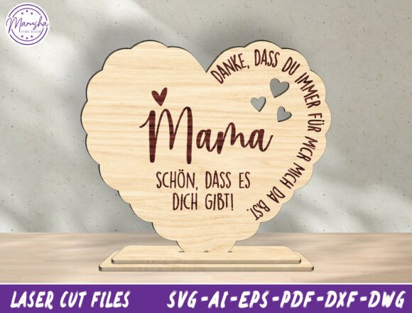 German Mama Sign Laser Cut File Review