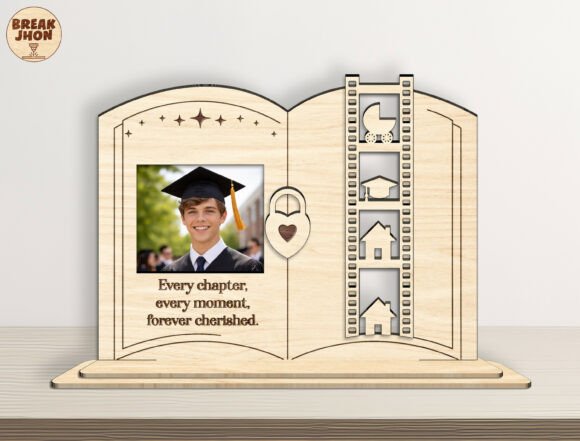 Graduation Photo Frame Laser Cut SVG