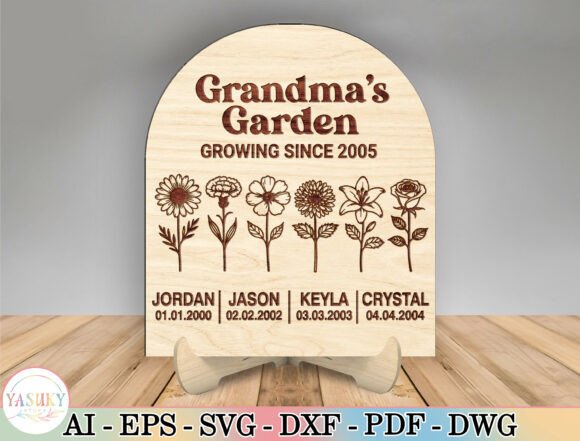 Grandma s Garden Laser Cut File SVG: A Mother S Day Branding Review