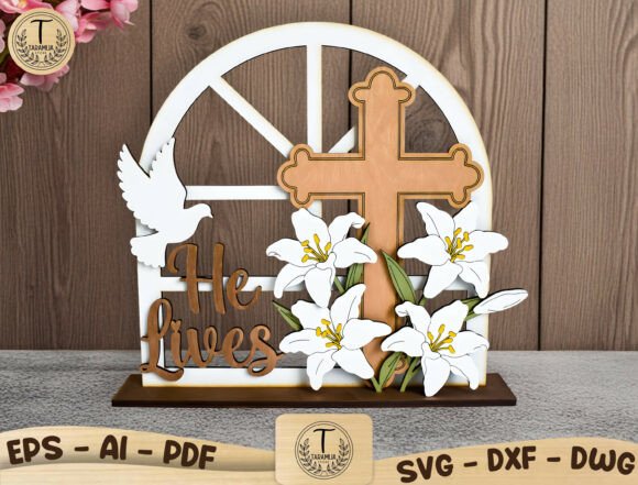 He is Risen SVG Laser Cut File: A Brand Designerβs Review for Spring Amp Campaigns