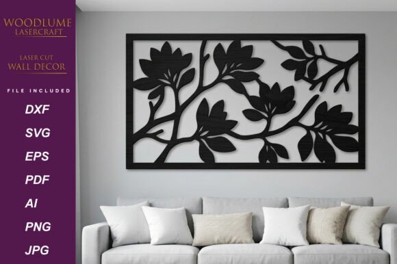 Laser Cut Wall Panel SVG for Modern Wall Decor