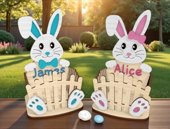 Layered Easter Decor Laser Cut File