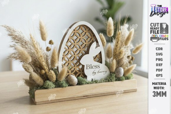 Minimalist Easter Bunny Decor Laser Cut Review