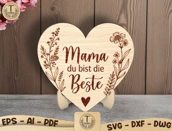 Mother S Day Floral Laser Cut File Svg