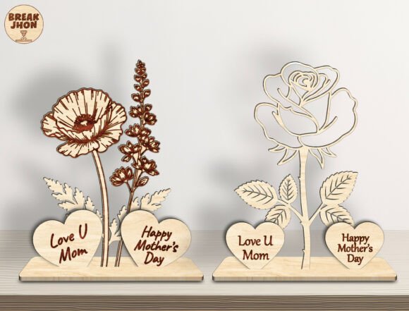 Mother’s Day Flower Laser Cut SVG Bundle