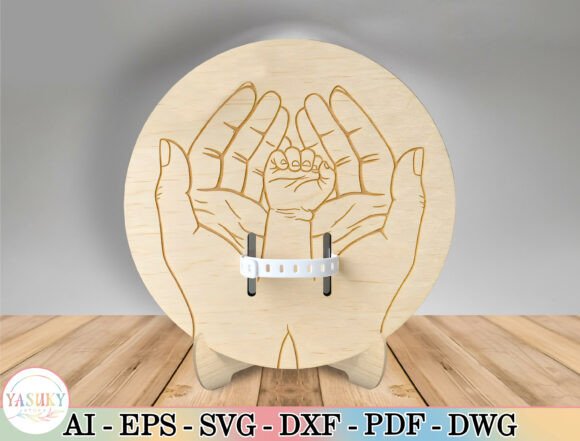 Newborn Keepsake Sign Laser Cut File Svg
