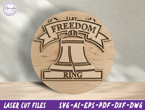 Patriotic Wood Sign Laser Cut File Svg for Other Celebrations
