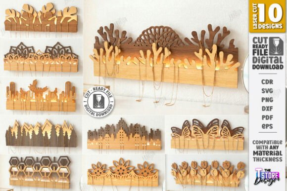 Review: Wall Jewelry Organizers Laser Cut Bundle