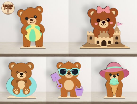 Summer Beach Bear Cut File SVG Bundle Review
